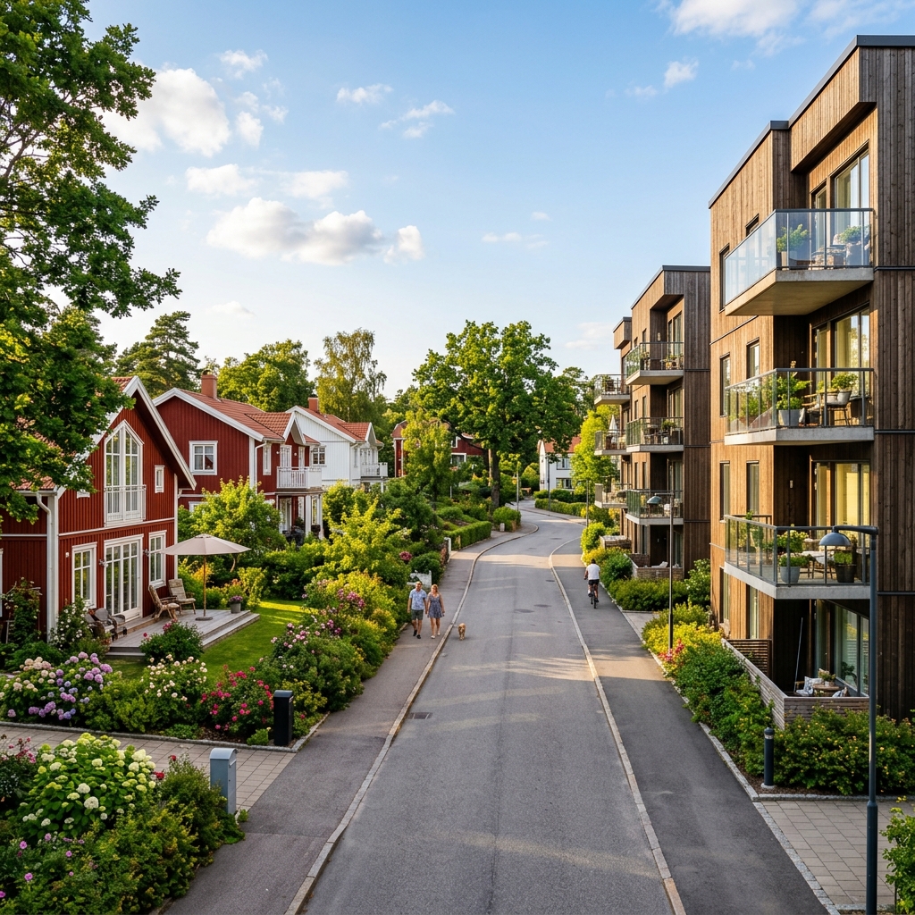 Bostadsmarknaden i juli 2026: Villapriserna stiger medan sommareffekt dämpar bostadsrätter